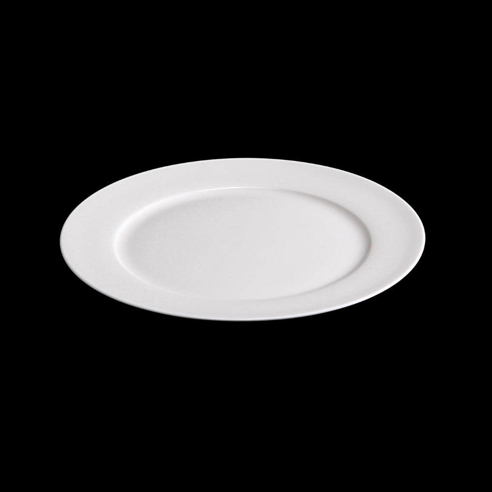 BONE CHINA RIM PLATE - WHITE - DON BELLINI # DB1010125