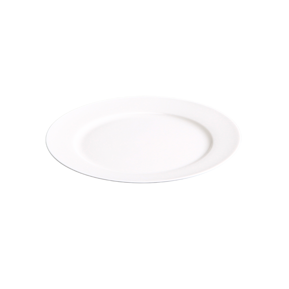 BONE CHINA RIM PLATE - WHITE - DON BELLINI # DB1010123