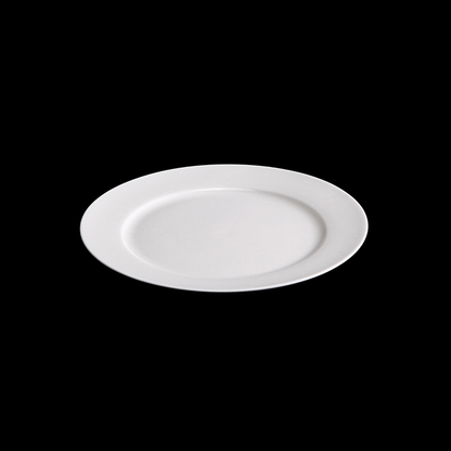 BONE CHINA RIM PLATE - WHITE - DON BELLINI # DB1010121