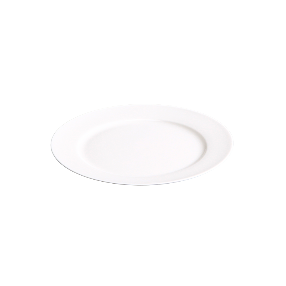 BONE CHINA RIM PLATE - WHITE - DON BELLINI # DB1010121