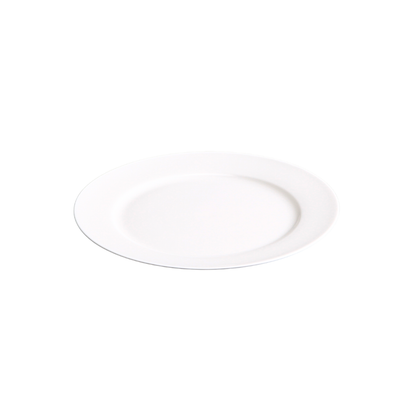 BONE CHINA RIM PLATE - WHITE - DON BELLINI # DB1010121