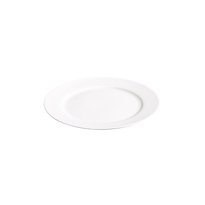 BONE CHINA RIM PLATE - WHITE - DON BELLINI # DB1010118