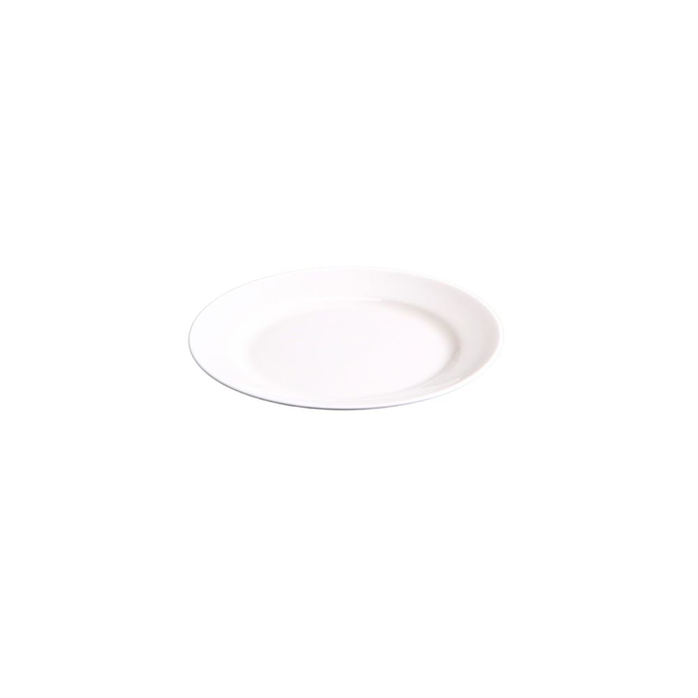BONE CHINA RIM PLATE - WHITE - DON BELLINI # DB1010113