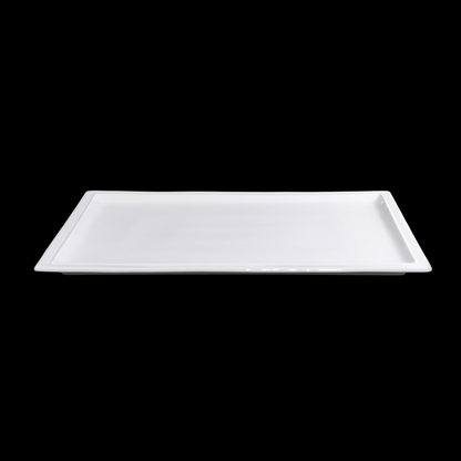 FINE CHINA RECTANGULAR PLATE 16" | 41 CM - WHITE - DON BELLINI # DB3013141