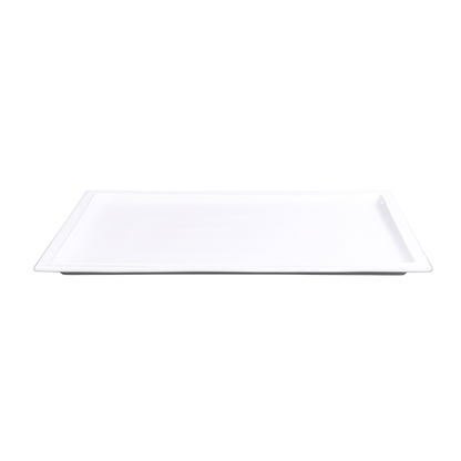 FINE CHINA RECTANGULAR PLATE 16" | 41 CM - WHITE - DON BELLINI # DB3013141
