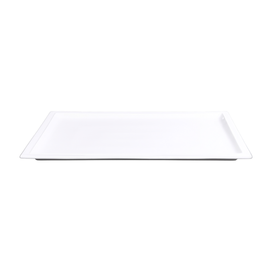 FINE CHINA RECTANGULAR PLATE 16" | 41 CM - WHITE - DON BELLINI # DB3013141