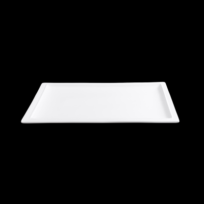 FINE CHINA RECTANGULAR PLATE 14" | 36 CM - WHITE - DON BELLINI # DB3013136
