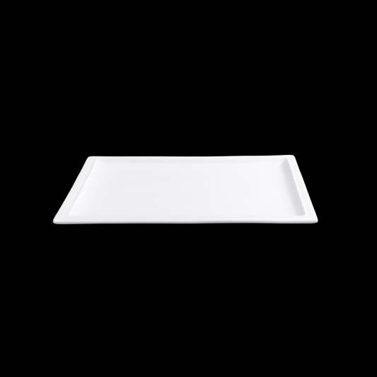 FINE CHINA RECTANGULAR PLATE 12" | 30 CM - WHITE - DON BELLINI # DB3013131