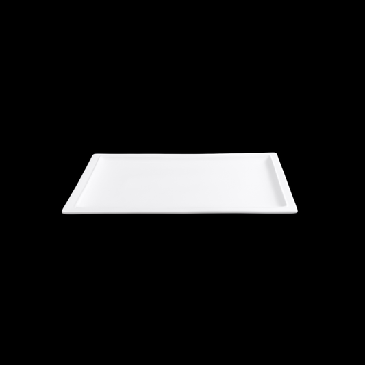 FINE CHINA RECTANGULAR PLATE 10" | 25 CM - WHITE - DON BELLINI # DB3013126