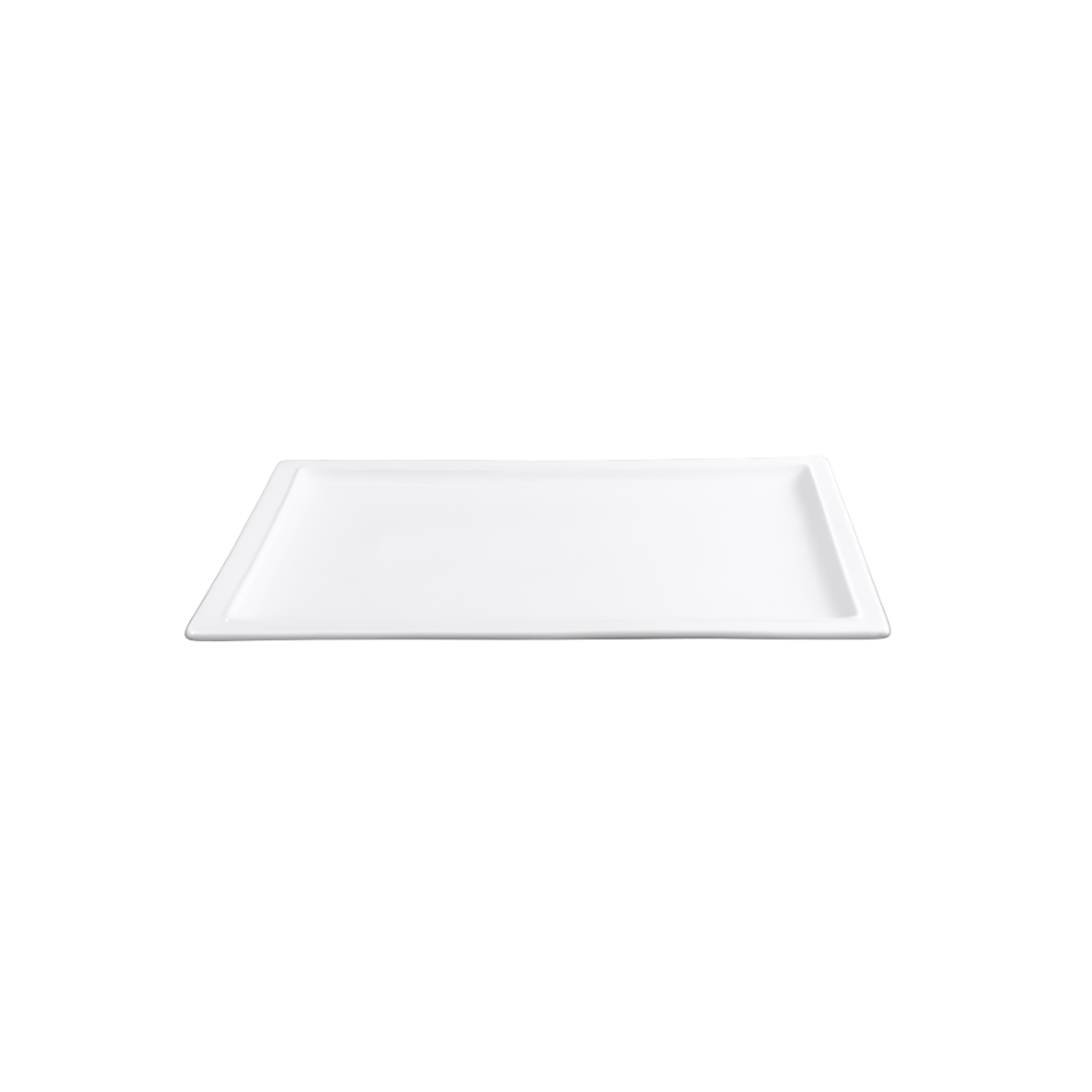 FINE CHINA RECTANGULAR PLATE 10" | 25 CM - WHITE - DON BELLINI # DB3013126