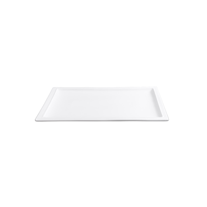 FINE CHINA RECTANGULAR PLATE 10" | 25 CM - WHITE - DON BELLINI # DB3013126