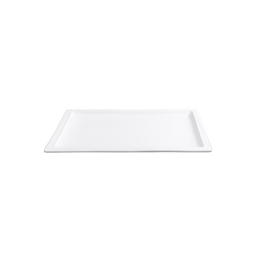 FINE CHINA RECTANGULAR PLATE 10" | 25 CM - WHITE - DON BELLINI # DB3013126