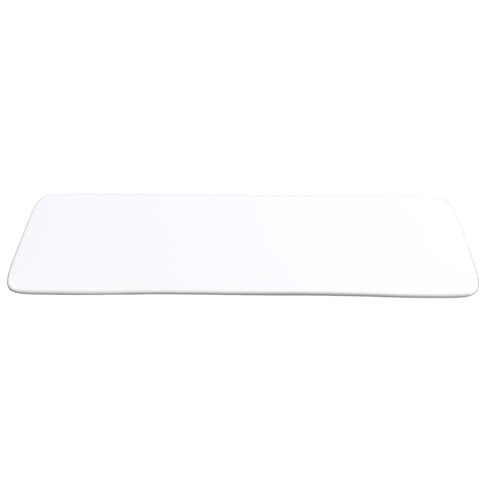 FINE CHINA RECTANGULAR FLAT PLATE 18" | 46 CM - WHITE - DON BELLINI # DB3013247