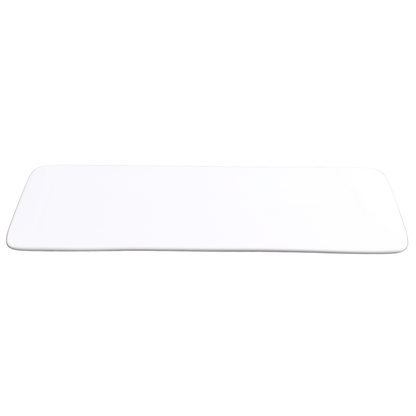 FINE CHINA RECTANGULAR FLAT PLATE 18" | 46 CM - WHITE - DON BELLINI # DB3013247
