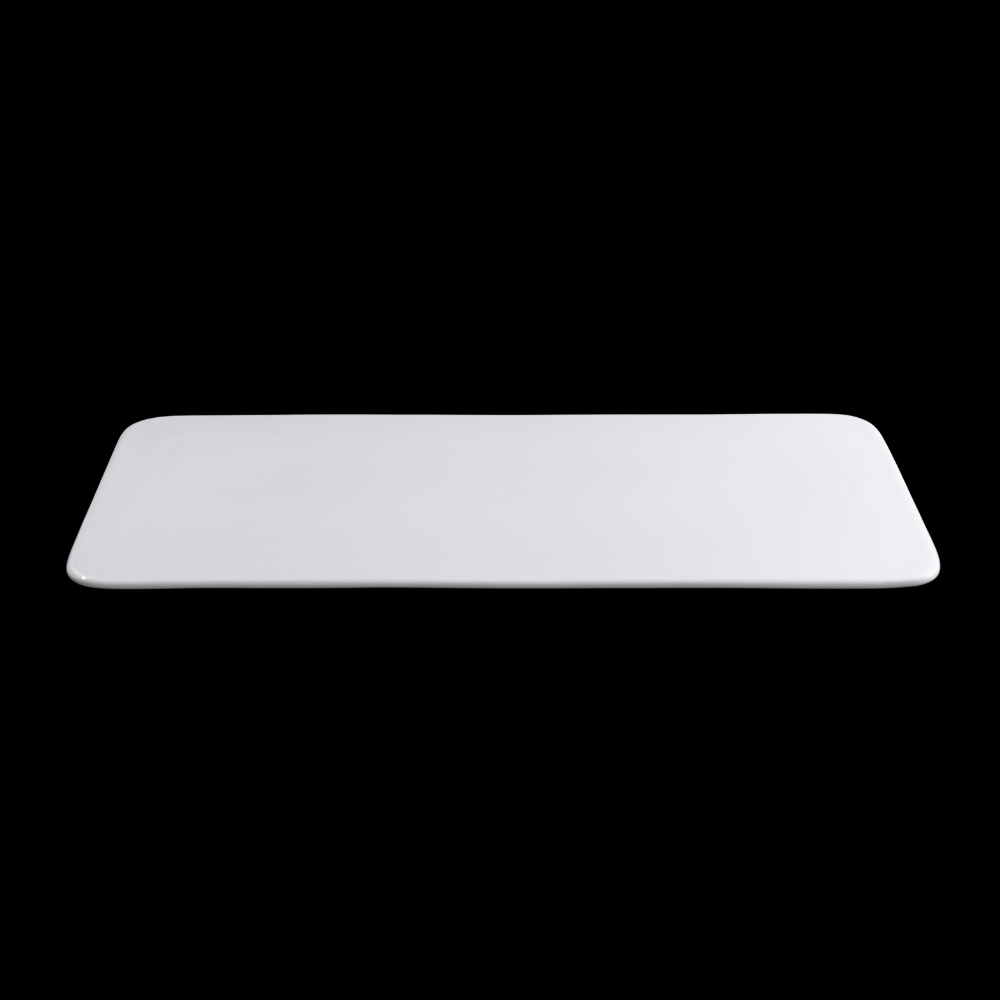 FINE CHINA RECTANGULAR FLAT PLATE 16" | 41 CM - WHITE - DON BELLINI # DB3013240
