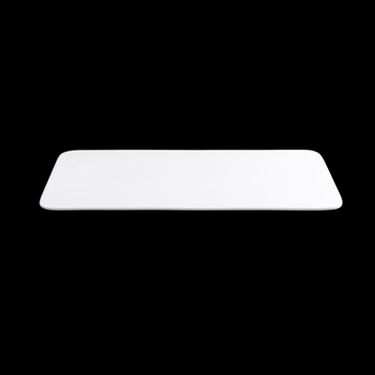 FINE CHINA RECTANGULAR FLAT PLATE 14" | 36 CM - WHITE - DON BELLINI # DB3013236