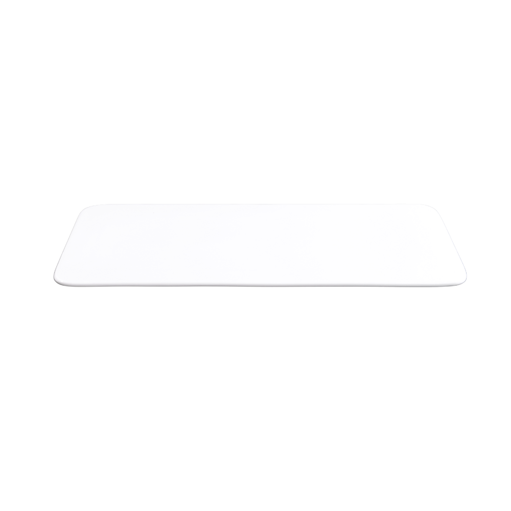 FINE CHINA RECTANGULAR FLAT PLATE 14" | 36 CM - WHITE - DON BELLINI # DB3013236