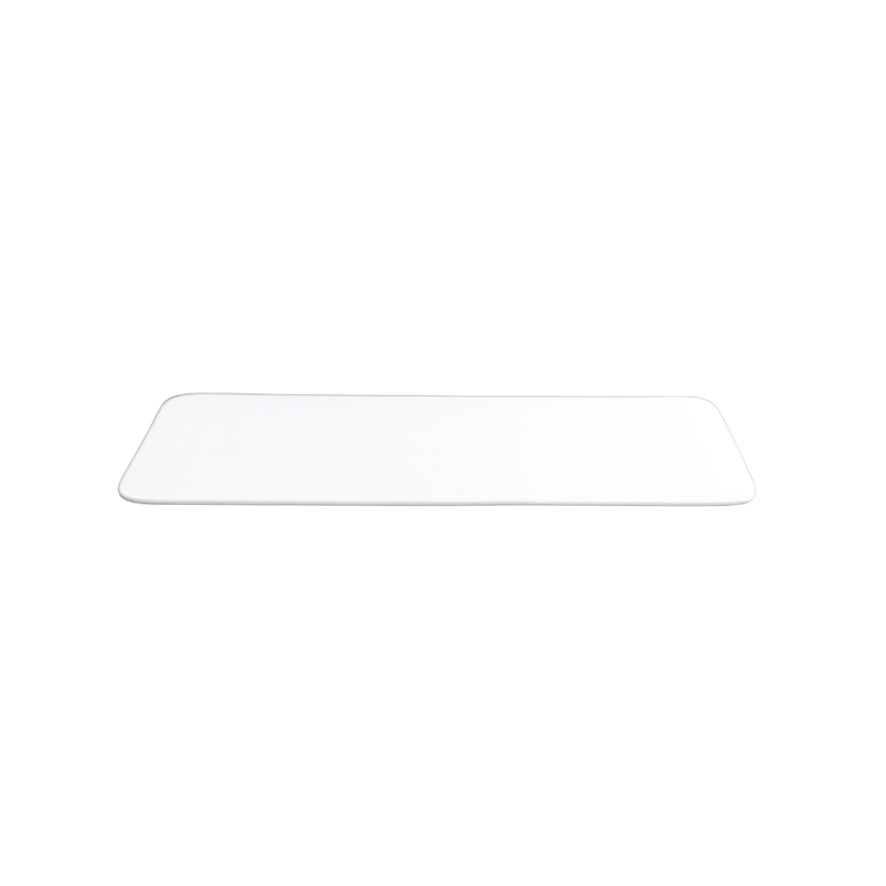 FINE CHINA RECTANGULAR FLAT PLATE 12" | 30 CM - WHITE - DON BELLINI # DB3013229