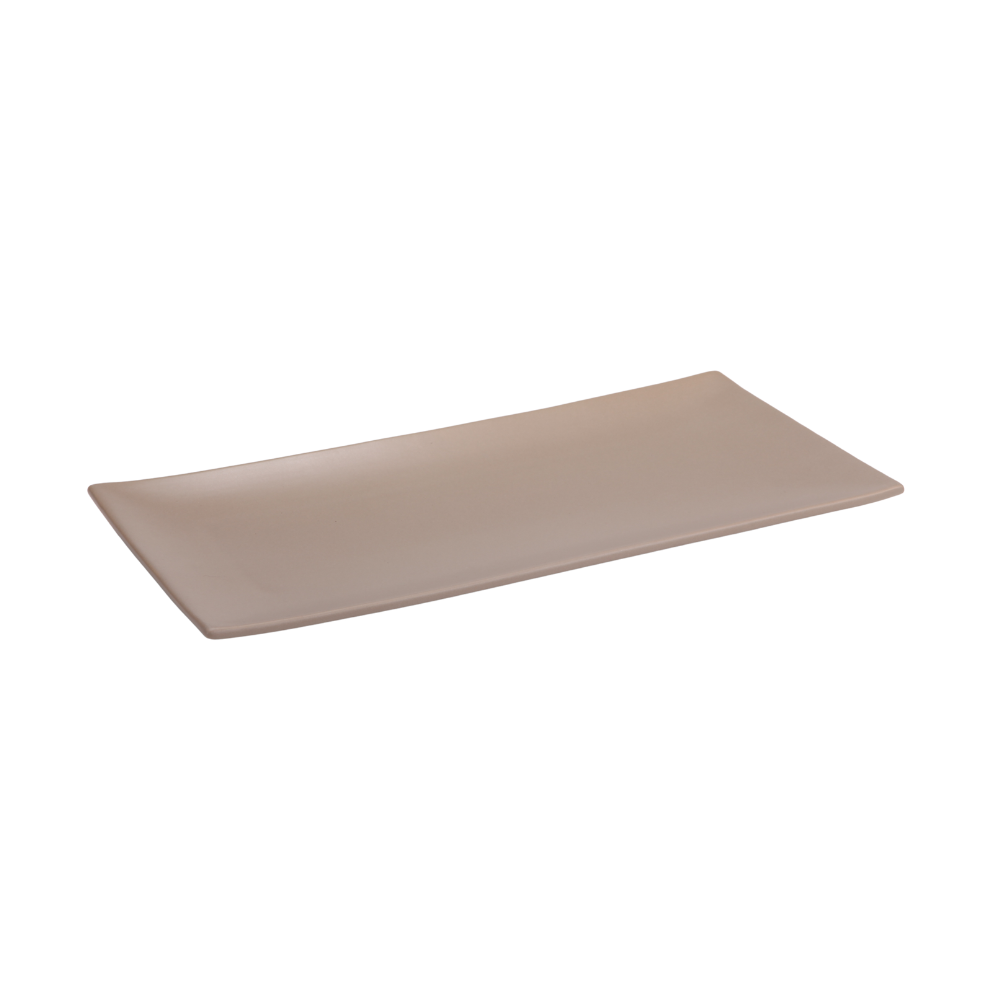 DE TERRA RECT. PLATE 13" l 33 CM - SANDY KHAKI - DON BELLINI # DB2213033