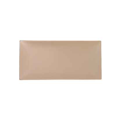 DE TERRA RECT. PLATE 13" l 33 CM - SANDY KHAKI - DON BELLINI # DB2213033