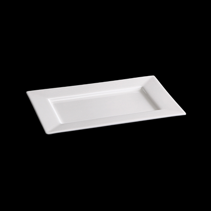 BONE CHINA RECT RIM DISH - WHITE - DON BELLINI # DB1013126