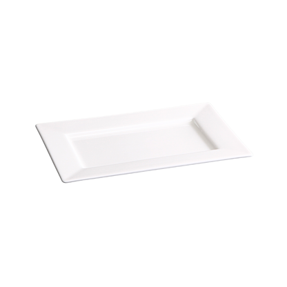 BONE CHINA RECT RIM DISH - WHITE - DON BELLINI # DB1013126