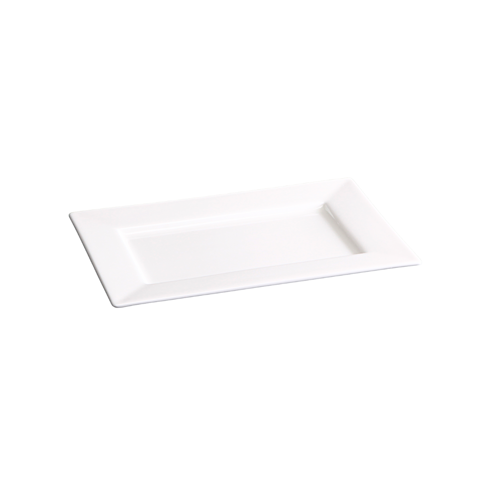 BONE CHINA RECT RIM DISH - WHITE - DON BELLINI # DB1013124