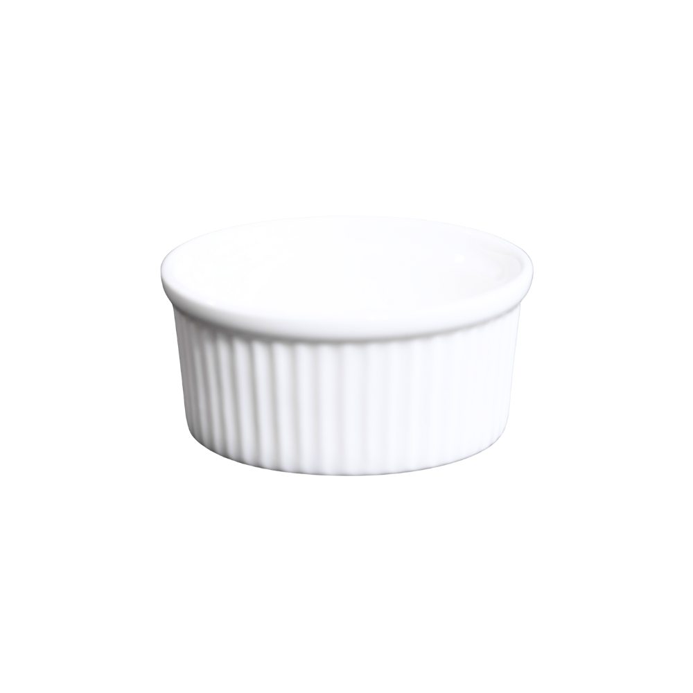 FINE CHINA RAMEKIN 215ML / 4" | 10 CM - WHITE - DON BELLINI # DB306RK21