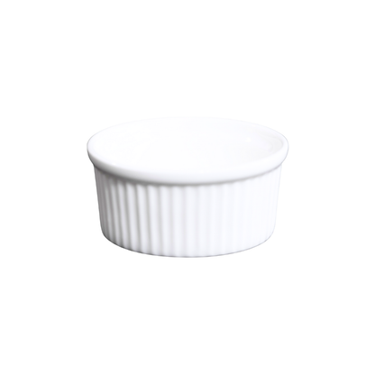 FINE CHINA RAMEKIN 215ML / 4" | 10 CM - WHITE - DON BELLINI # DB306RK21