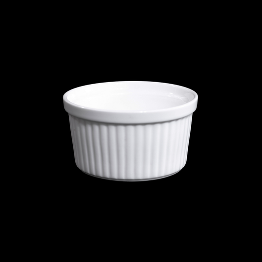 FINE CHINA RAMEKIN 140ML /3.5" | 9 CM - WHITE - DON BELLINI # DB306RK14