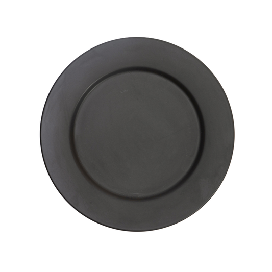DE TERRA PLATE 9" l 23CM - MATT BLACK - DON BELLINI # DB2110123