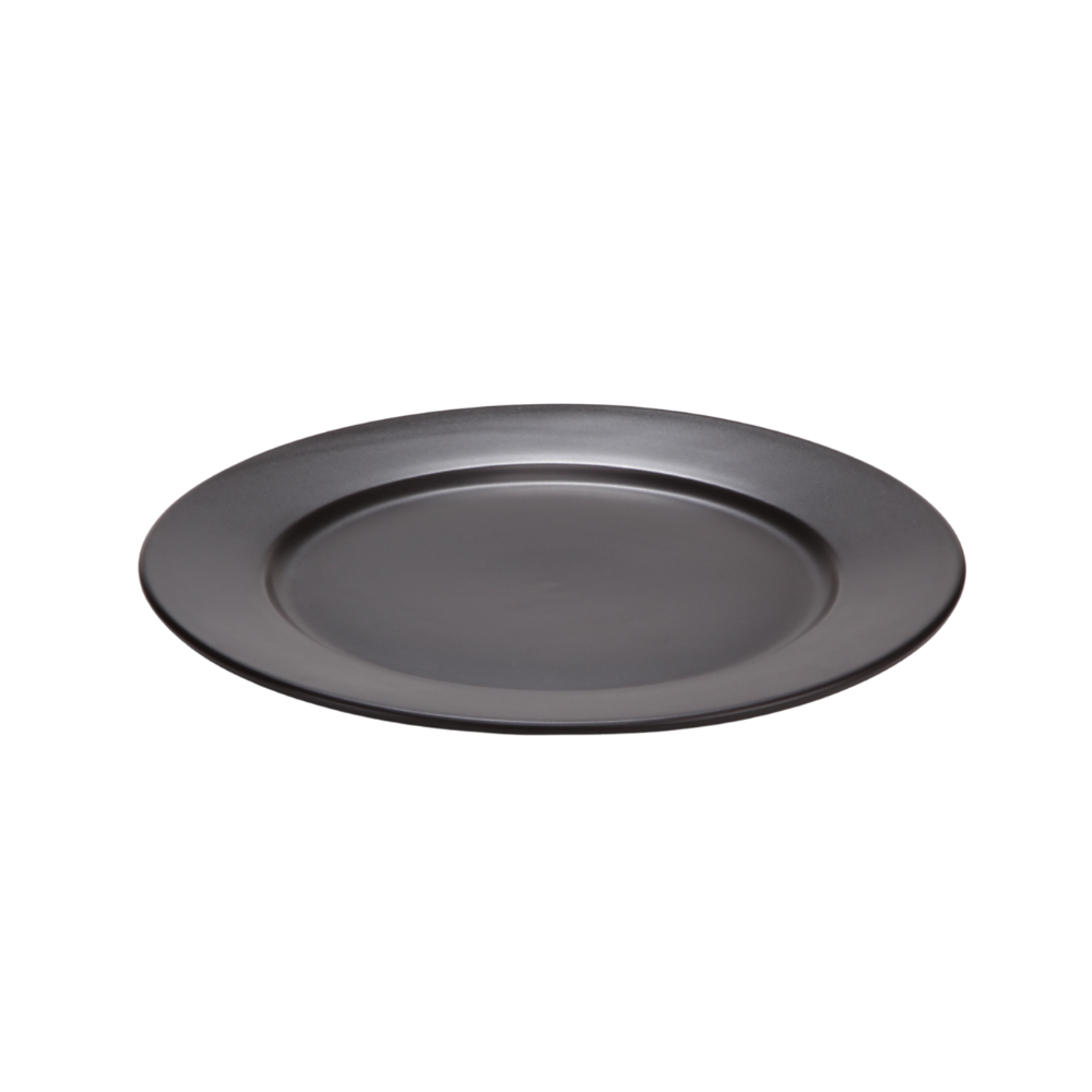 DE TERRA PLATE 9" l 23CM - MATT BLACK - DON BELLINI # DB2110123