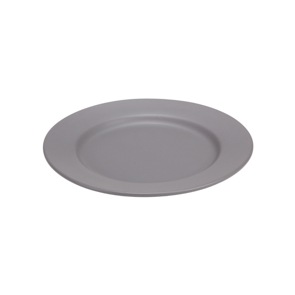 DE TERRA PLATE 9" l 23CM - LIGHT GREY - DON BELLINI # DB2410123