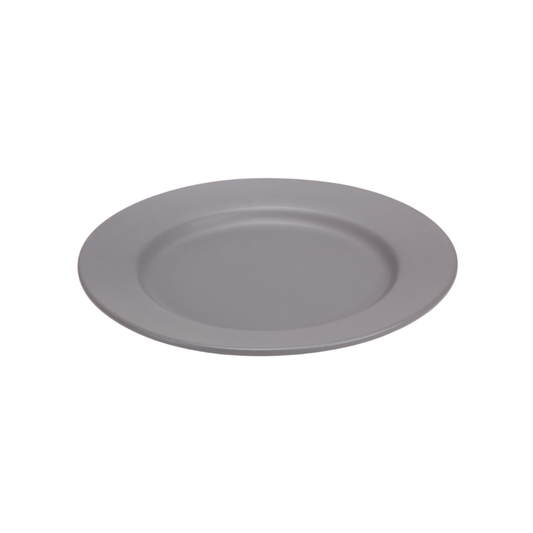 DE TERRA PLATE 9" l 23CM - LIGHT GREY - DON BELLINI # DB2410123