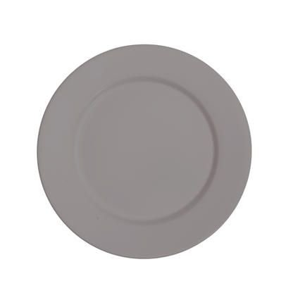 DE TERRA PLATE 9" l 23CM - LIGHT GREY - DON BELLINI # DB2410123