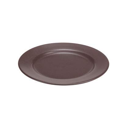 DE TERRA PLATE 9" l 23CM - DARK BROWN - DON BELLINI # DB2310123