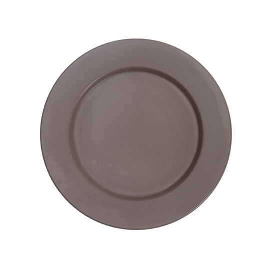 DE TERRA PLATE 9" l 23CM - DARK BROWN - DON BELLINI # DB2310123