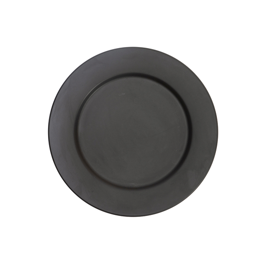 DE TERRA PLATE 8" l 20CM - MATT BLACK - DON BELLINI # DB2110120