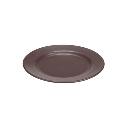 DE TERRA PLATE 8" l 20CM - DARK BROWN - DON BELLINI # DB2310120