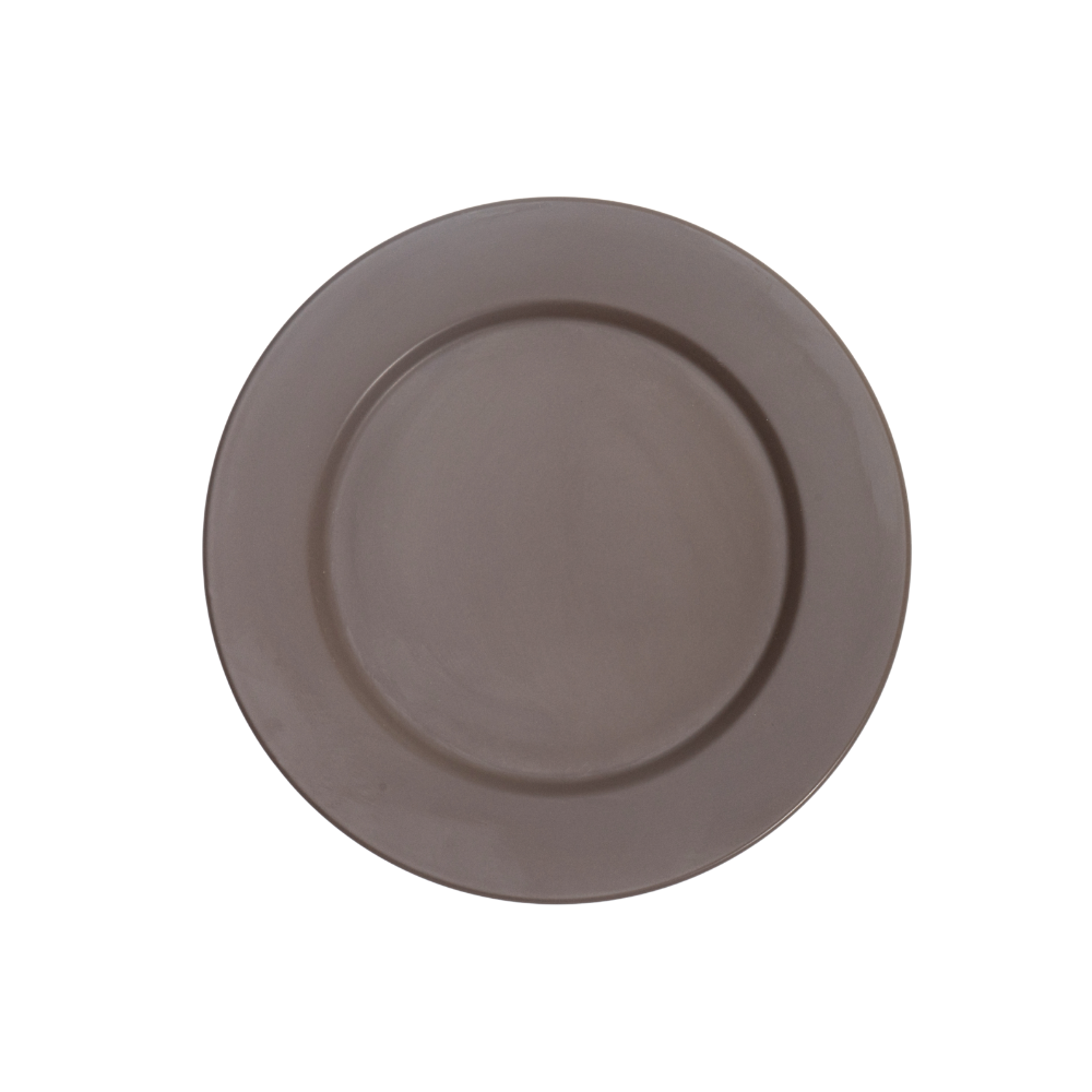 DE TERRA PLATE 8" l 20CM - DARK BROWN - DON BELLINI # DB2310120