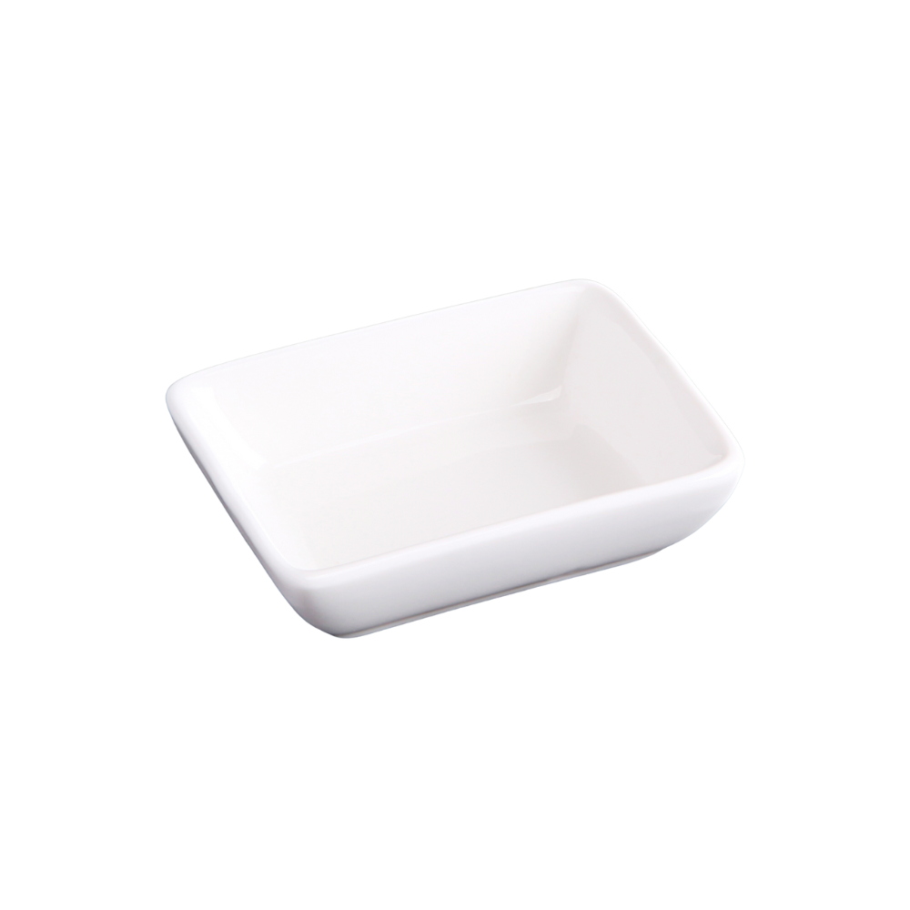 精美瓷器醬汁碟 3" X 2.5" | 8 X 6 公分 - 白色 - DON BELLINI # DB306SD80