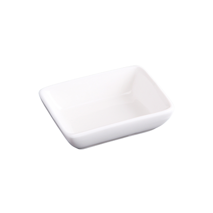 精美瓷器醬汁碟 3" X 2.5" | 8 X 6 公分 - 白色 - DON BELLINI # DB306SD80