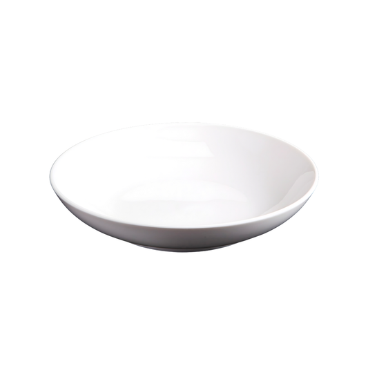 精美瓷器圓形深盤 9 英寸 | 23 厘米 - 白色 - DON BELLINI # DB3010423