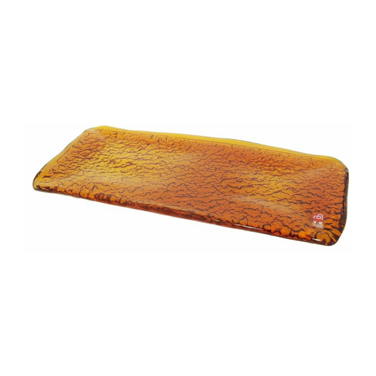 RECTANGLE PLATE 320 - AMBER - ADERIA # F-71122