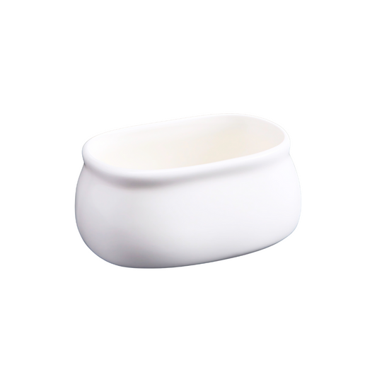 FINE CHINA SUGAR PACKET HOLDER 3.5" X 2.5" X 1.5" | 9 X 6.5 X 4.5 CM - WHITE - DON BELLINI # DB306SU90
