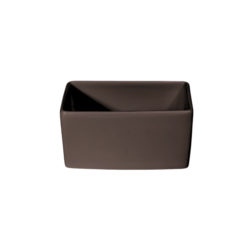 DE TERRA SUGAR BOWL 4" l 10cm - DARK BROWN - DON BELLINI # DB2353010