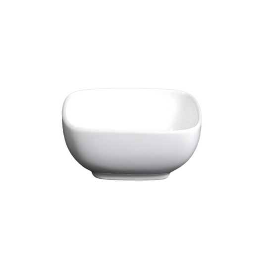 FINE CHINA SQUARE SAUCE DISH 3" | 8 CM - WHITE - DON BELLINI # DB306SD83