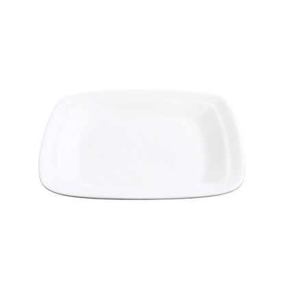 FINE CHINA SQUARE RIM PLATE 9.5" | 24 CM - WHITE - DON BELLINI # DB3012228