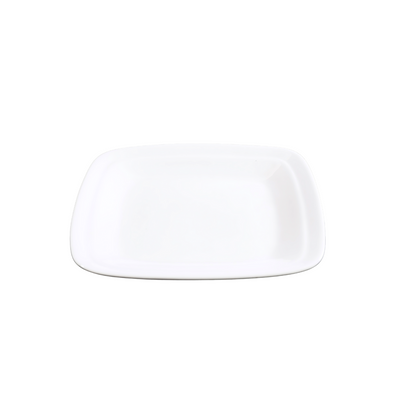 FINE CHINA SQUARE RIM PLATE 7.5" | 19 CM - WHITE - DON BELLINI # DB3012223