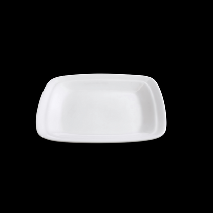 FINE CHINA SQUARE RIM PLATE 7.5" | 19 CM - WHITE - DON BELLINI # DB3012223